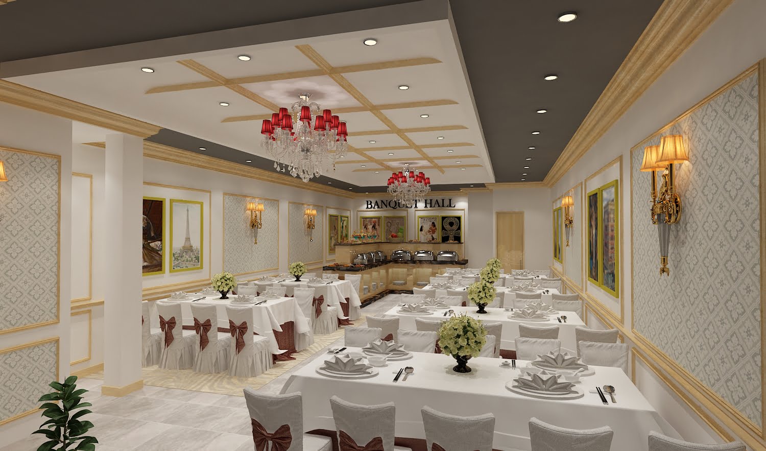 BANQUET HALL AT CITY HEART , KHARAR